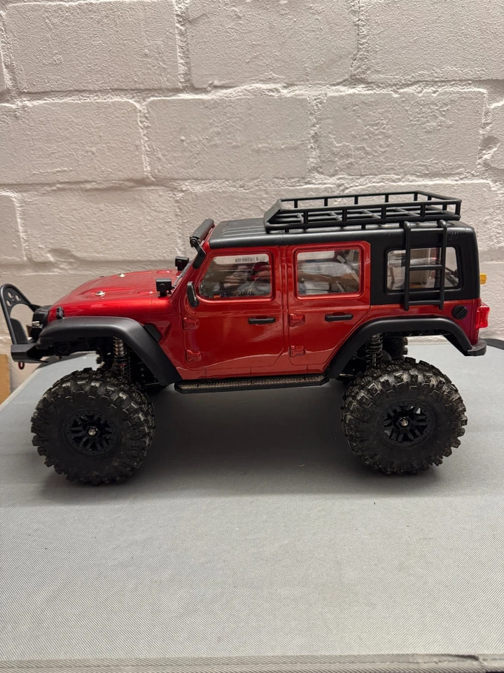 Amewi AMXRock Crosstrail 4WD 1:10 Crawler ARTR rot-metallic Offroad Fahrzeug - Bild 3 von 4