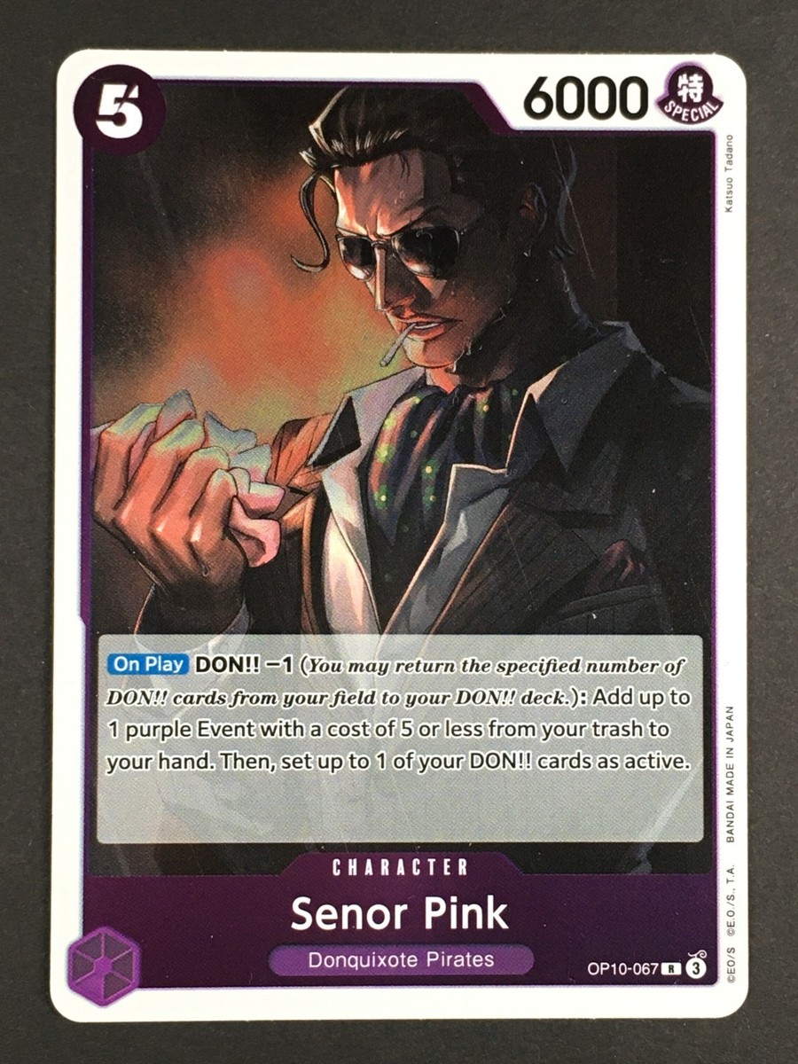 Senor Pink OP10-067 R Foil One Piece Royal Blood English NM | eBay