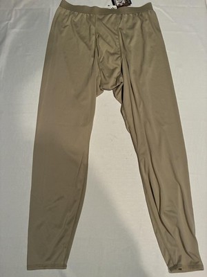 Polartec Long Johns Mens Large Beige GEN III ECWCS Lightweight Thermal Underwear