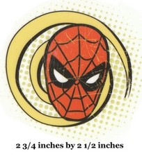 Spiderman Round Logo Wall Decal Peel Stick Art Decor Cling Marvel Comics Sticker