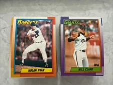 1990 Topps Baseball Card #s 1-200 +Rookies -You Pick- MLB Trading Cards