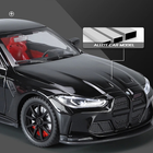 1:24 M4 G82 Coupe Alloy Sports Car Model Diecasts Metal Vehicles Car Model Simul