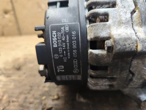 VW PASSAT B5 3B2 Generator 0123310022 058903016 1.90 Diesel 85kw 1999 34890551