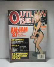 Vintage Outlaw Biker  Magazine Jan   1988  Tattooing Southern Style