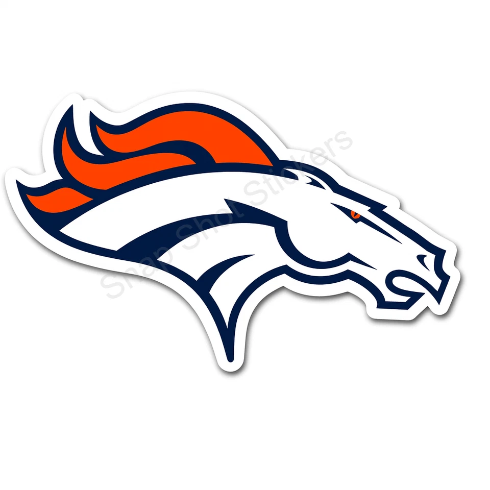 SSSCO Denver Broncos Logo Weather Resistant Vinyl Sticker/Decal 01