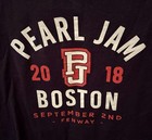 PEARL JAM SETLIST  NAVY T SHIRT FENWAY PARK BOSTON 2018 - NIGHT ONE MENS LARGE — photo 3