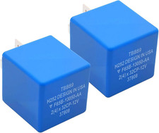 2 Stück F65B-3350-AA 5-Pin Blinkrelais Ersatz 5C3T-3350-AA TBB89Fix