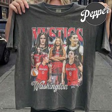 Washington Mystics Women Basketball Team Bootleg Rap Style Comfort Colors Shirt