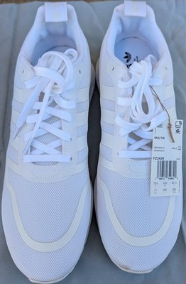 Size 11 - Adidas Multix Triple White