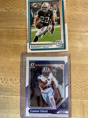 PANINI DONRUSS OPTIC 51 EZEKIEL ELLIOTT Plus A Base Alexander Mattison
