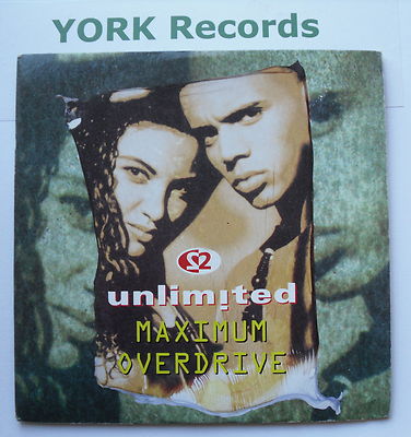 2 UNLIMITED - Maximum Overdrive - Excellent Condition 7'' Single PWL 276