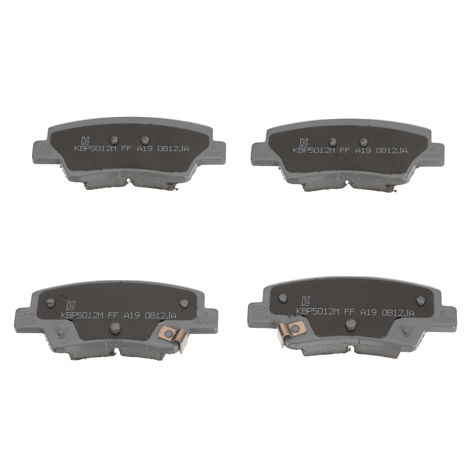 Juego de pastillas de freno traseras para Kia Forte y Forte5 2014-2016 (N/P 58302-A7B30)