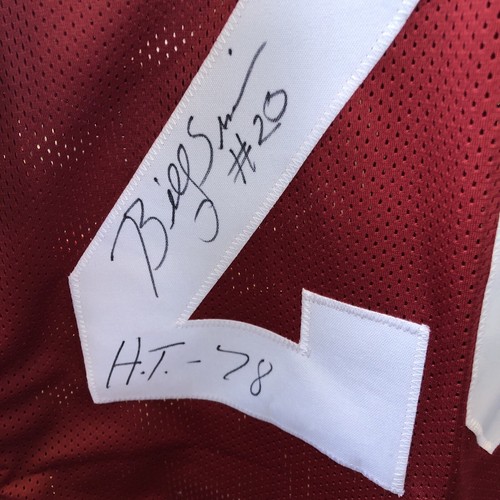 Camiseta deportiva personalizada firmada por Billy Sims "78 Heisman" Oklahoma Sooners Star AUTO JSA - Imagen 2 de 7