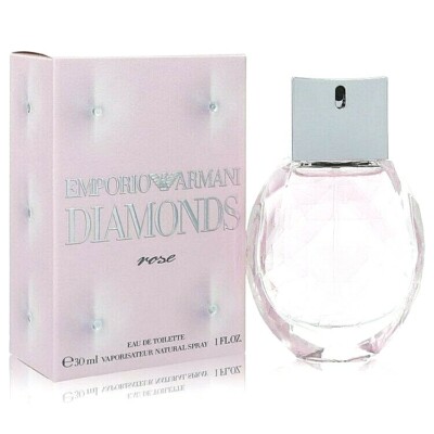 Emporio Armani Diamonds Rose 1.0oz EDT Spray For Women NIB Fast Shipping.
