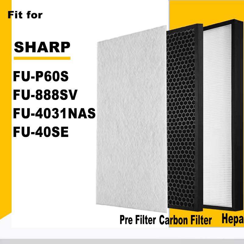 For Sharp H13 HEPA Deodorizing Filter FU-P60S FU-888SV FU-4031NAS,FU-40SE