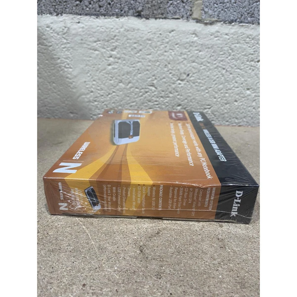 D-Link DWA-140 RangeBooster Wireless N USB Adapter White Hi-Speed for Desktop - Image 2 of 4