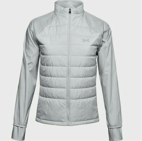 Insulated Hybrid Quilted Gray Jacket 