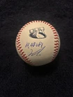 JUNIOR CAMINERO AUTOGRAPHED RAWLINGS OML BASEBALL JSA COA TAMPA BAY RAYS CC MLB