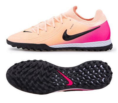 Nike Men Phantom GX II Pro TF Cleat Soccer Pink Futsal Boot GYM
