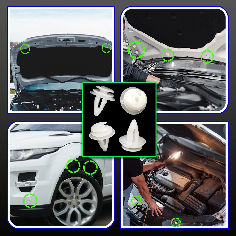 Mean Mug Auto 100x Door Panel Retainer Clips With Tools kit For BMW 51411973500 - Image 3 of 4