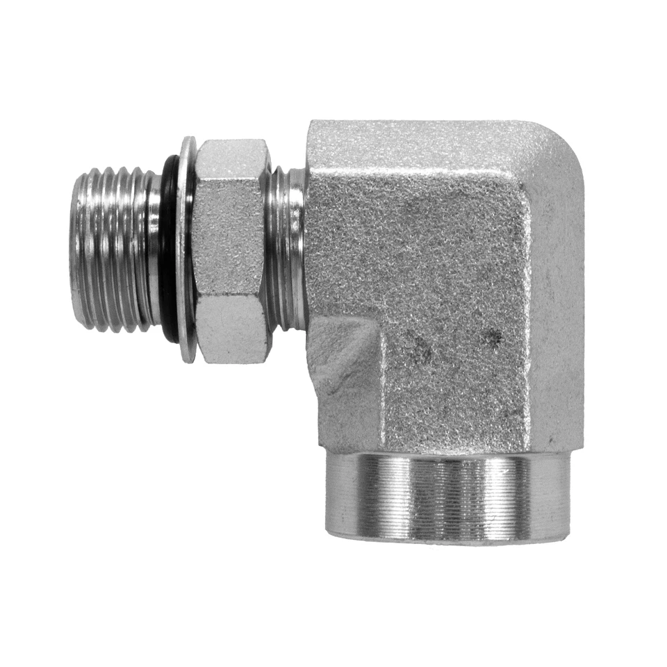 GATES 6805-10-08 Hydraulic Fitting 5/8" Male O-Ring X 1/2" Female NPT Pipe 90