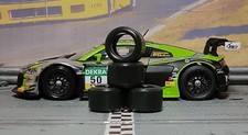 1/32 PAUL GAGE SLOT CAR TIRES 2pr PGT-20125LMXD fit CARRERA Audi R8 LMS
