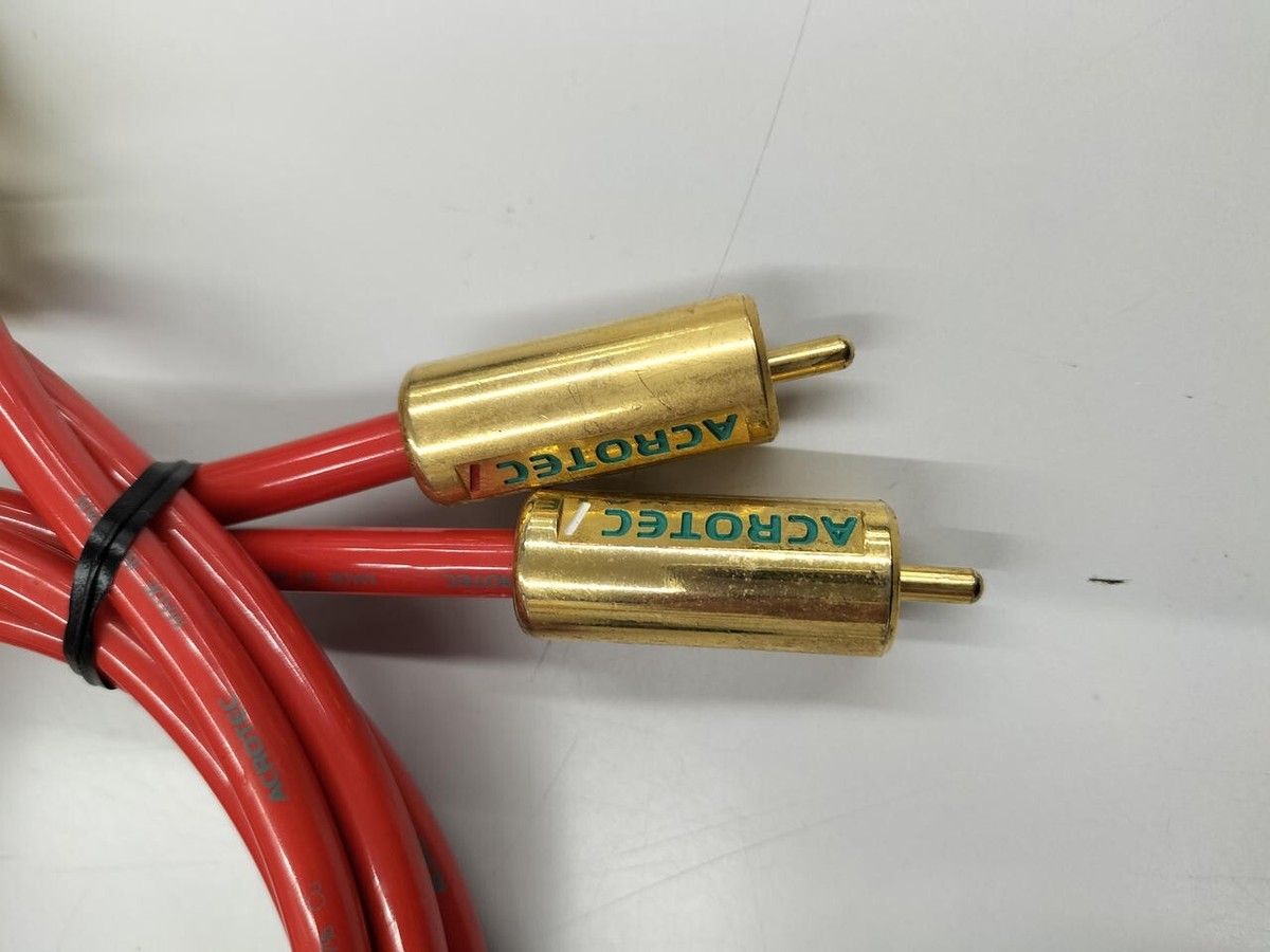 ACROTEC 6N-A2050 RCA Cable Audio Interconnect Cable 1m Good | eBay