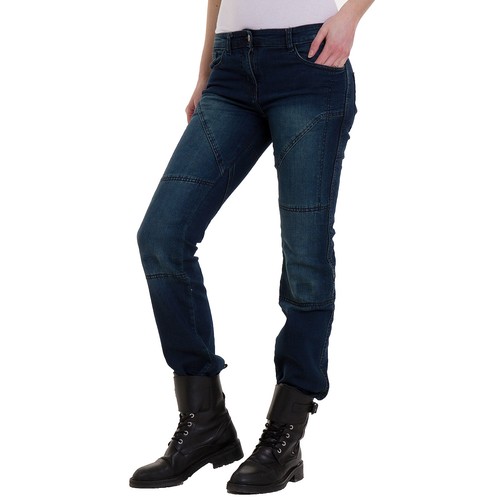 Women's Motorcycle Jeans Denim Protective Motorbike Pants Ladies Biker