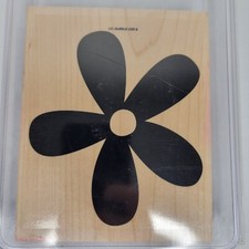 Stampin Up Big Blossom Flower Floral Wood Mounted Stamp Set