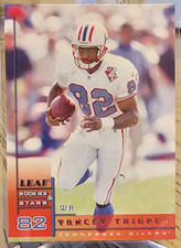 1998 Leaf Rookies & Stars Yancey Thigpen #15 Houston Oilers