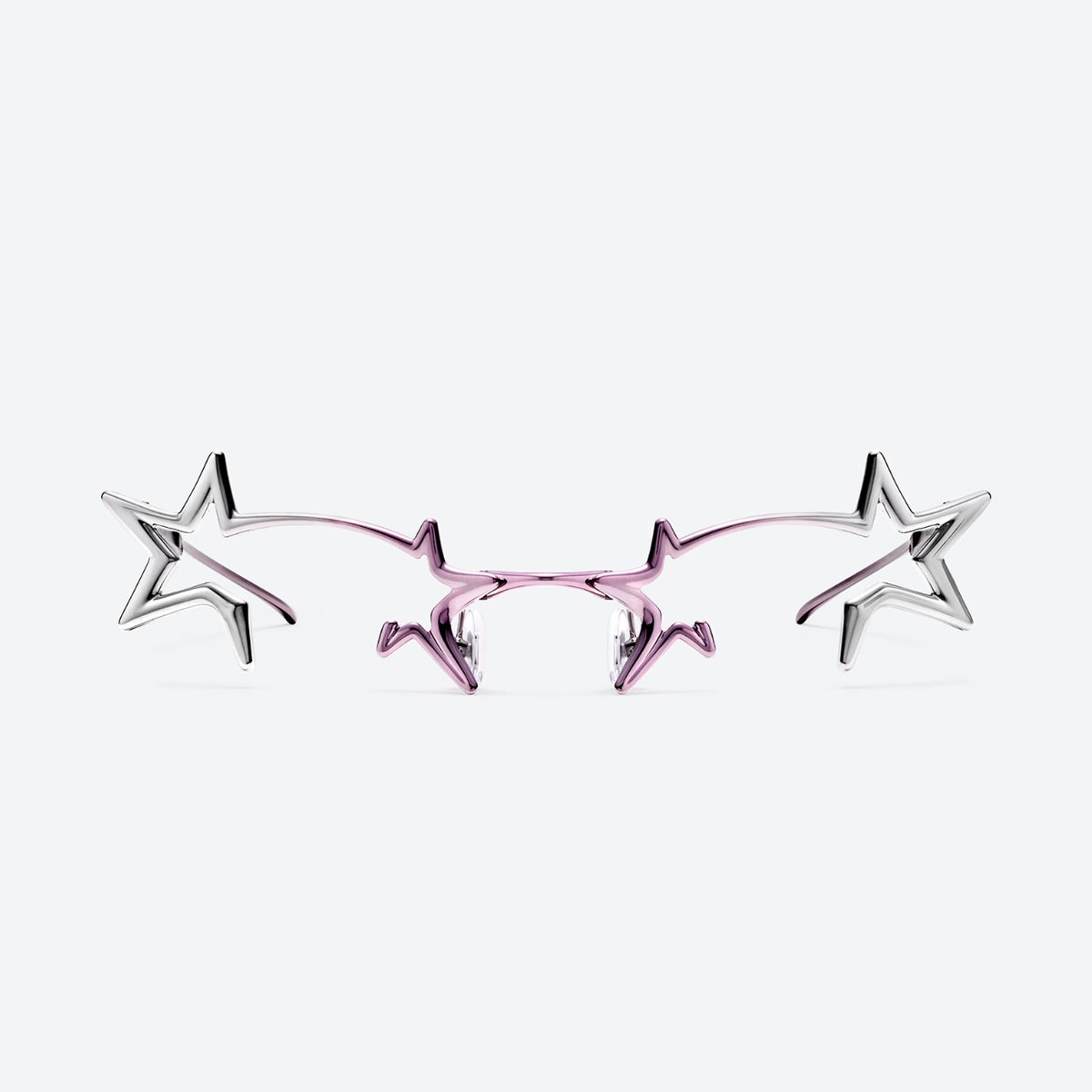 Gentle Monster Milky Way 02P Silver Lensless | 100% Authentic