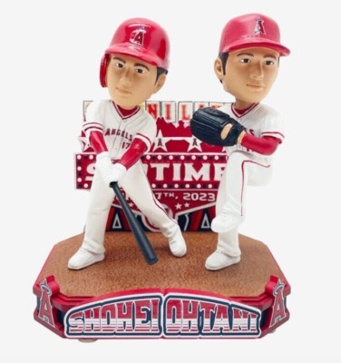Shohei Ohtani LA Angels 2 Home Run 10 Strikeout Ohtani Land Dual FOCO Bobblehead