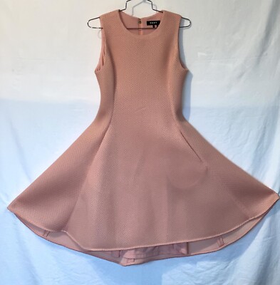 clothing dresses juniors fit and flare Petite Junior Fit and Flare Glitter Dress 6 / Lilac main image 1