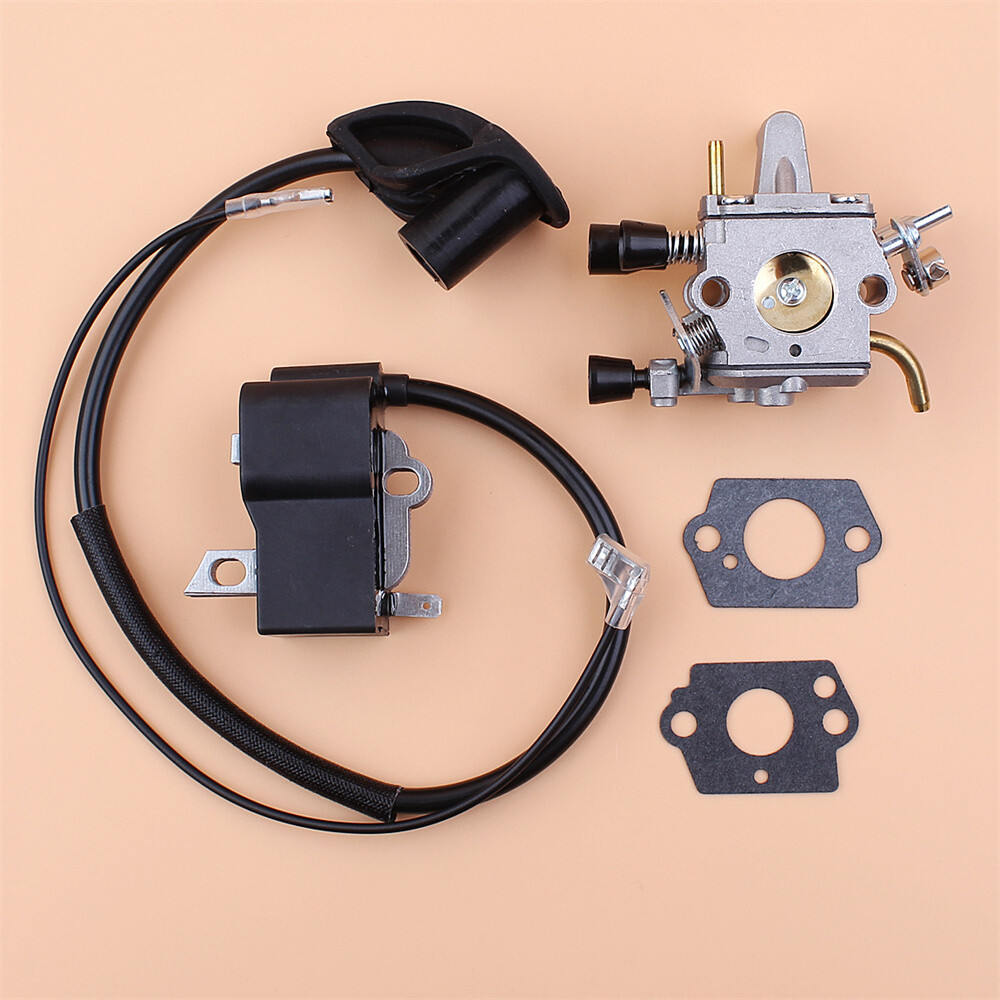 Carburetor & Ignition coil Spacer Kit For Stihl FS120, FS120R, FS200