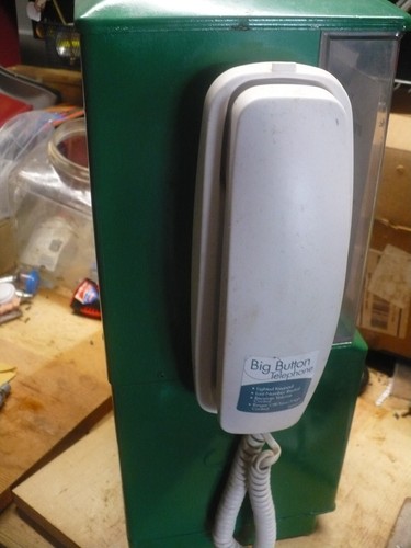 Vintage Telephone !! Northwestern Half Cab Model 60 Gumball Bulk Vending Machine - Picture 10 of 11