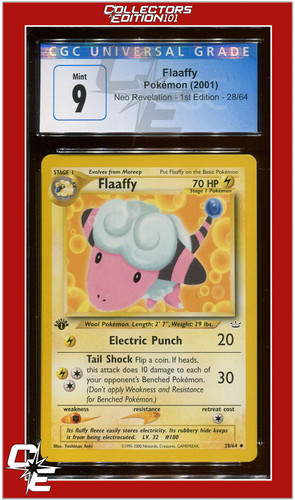 Flaaffy (1st Edition) graded CGC 9 for sale on eBay