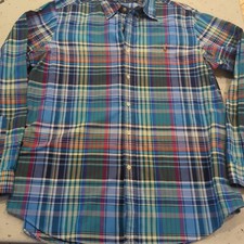 Polo Ralph Lauren Mens Dress Shirt Classic Long Sleeve Size XL Multicolor NEW