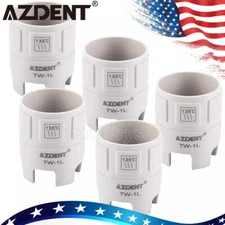 5Pcs Dental Piezo Scaler Tips Torque Wrench TW-1L For Woodpecker EMS DTE SATELEC