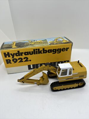 Conrad Liebherr Hydraulikbagger R922 1:50 Die-cast Track Excavator West Germany