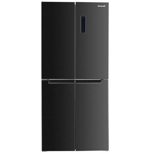 Brandt Amerikanischer kühlschrank 80 cm 421 l, kein frost, edelstahl