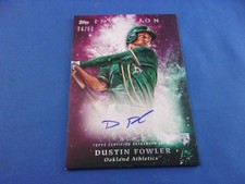 Topps Inception 2018 Rookie and Emerging Stars Autograph Dustin Fowler Magenta