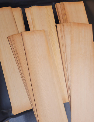 TEN (10) pieces of Douglas Fir Wood Stave - 21'' long, 4.75'' wide, 1/8th thick.