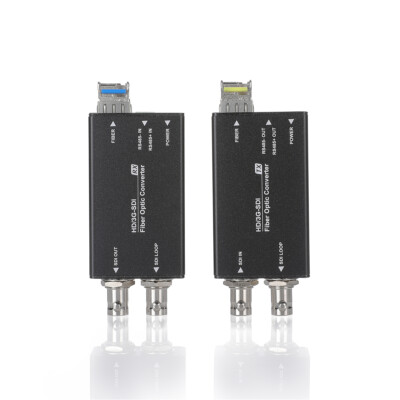 Broadcast 3G-SDI Video over Fiber Optic Extender w/RS485 3GSFP,LC SM 20Km,A pair