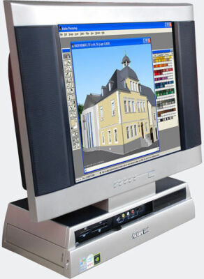 COMPACT PC GRAFIKBEARBEITUNG VIDEOBEARBEITUNG  17'' TFT 2x3000 4 GB DVD-WRITER