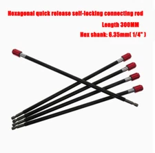 300mm Screwdriver Extension Quick Release 1/4" Hex Shank Holder Drill Bit Long