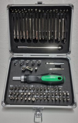 Bavaria / KWB Power-Bit-Box 92-teilig - Alukoffer - Neu - Schrauberbit