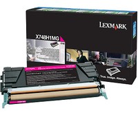 Original Lexmark Toner X748H1MG Magenta FüR X 784 B-Ware