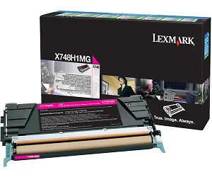 Original Lexmark Toner X748H1MG magenta für X 784 B-Ware