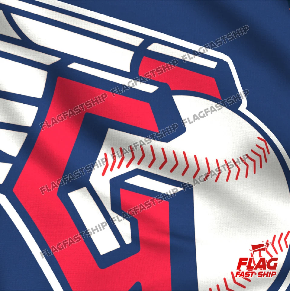 Cleveland Guardians Flag 3x5 Man Cave Banner Indians Baseball FREE Shipping - Image 4 of 4