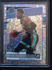 Xavier Tillman Rated Rookie Disco Panini Donruss Optic Basketball 2020-21
